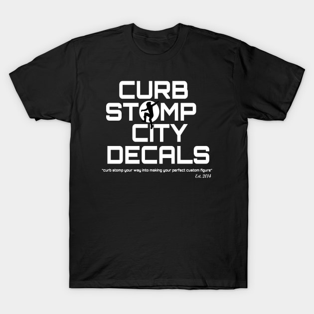 CurbStompCityDecal EST. 2014 T-Shirt by SrikSouphakheth